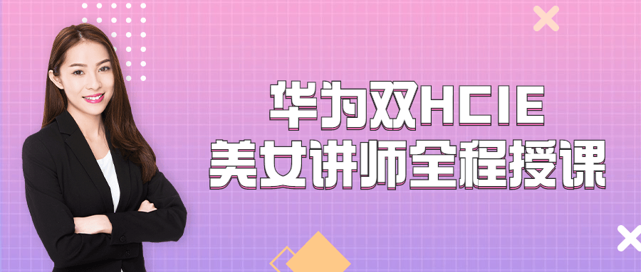 华为双HCIE美女讲师全程授课-快乐广场